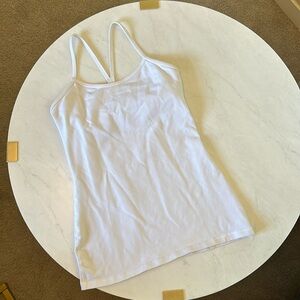 Lululemon Power Y tank - white
